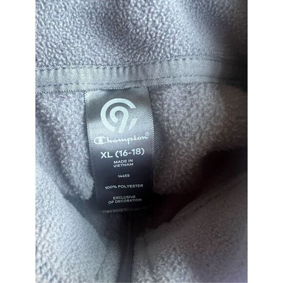 Champion boys sweater fleece pullover quarter zip XL 16-18 - Picture 3 of 4